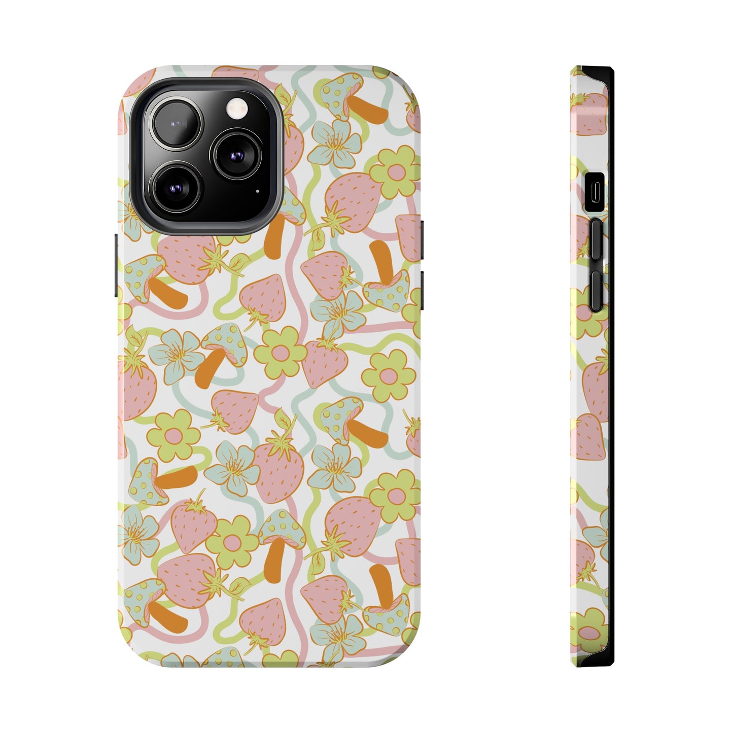 Strawberry Shrooms - Tough Phone Cases