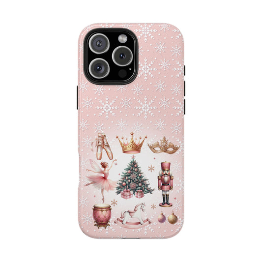 Pink Nutcracker - Christmas  -  Tough Phone Cases