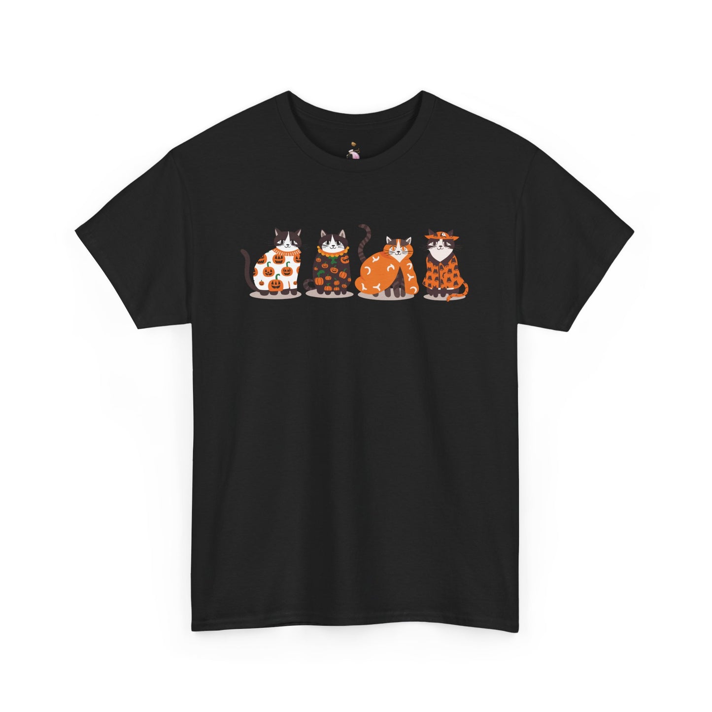 Halloween Kitties - Unisex Heavy Cotton Tee