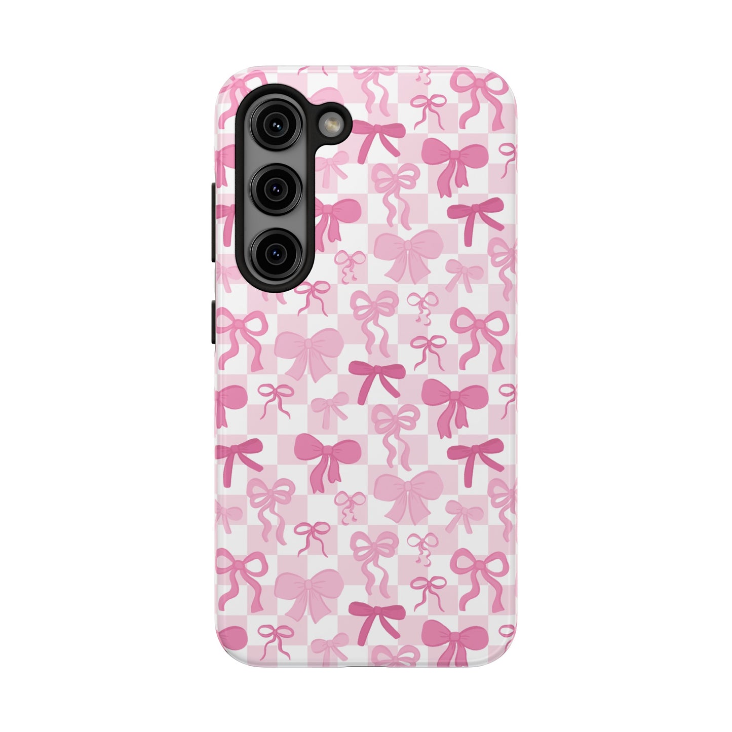 Coquette Pink Bow Girly - Tough Phone Cases