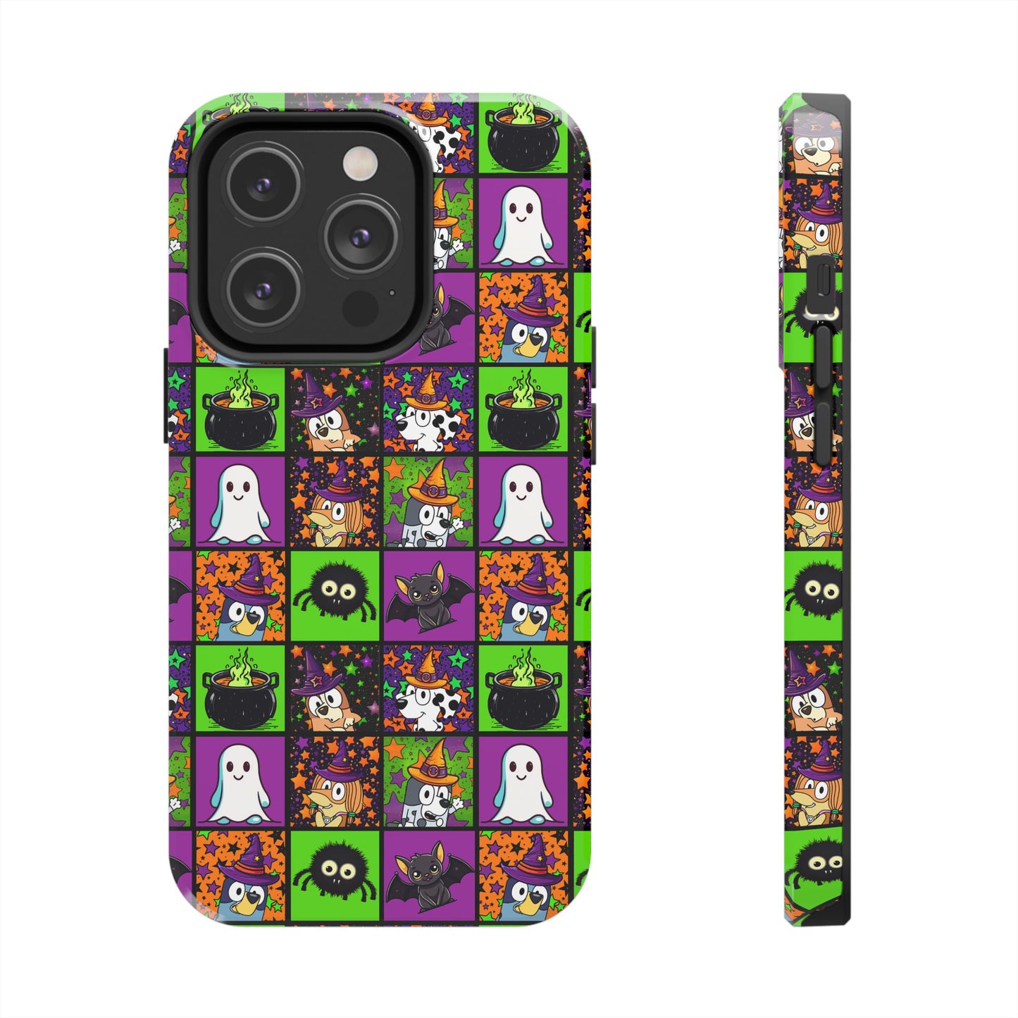 Blue Pup Halloween -  Tough Phone Cases