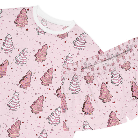 Pink Tree Cakes - Women's Short Pajama Set