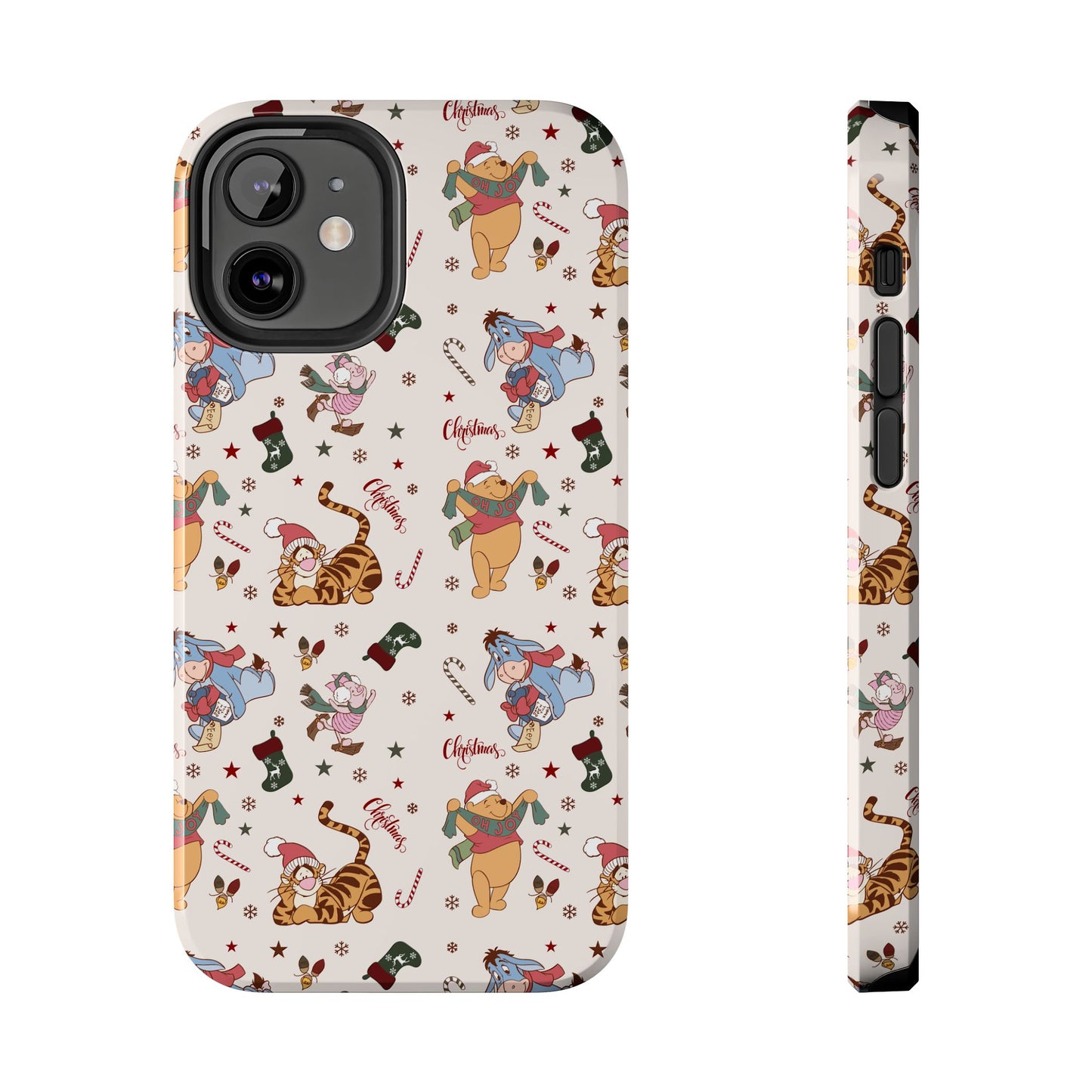 100 Acre Woods Christmas  -  Tough Phone Cases