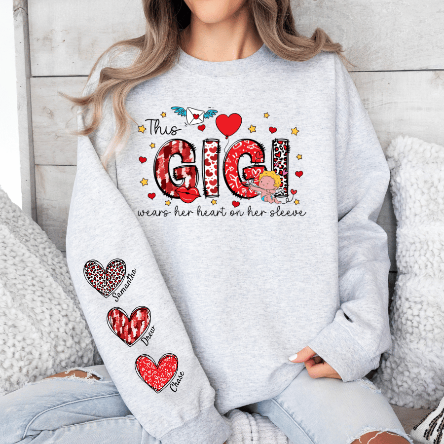 💖 This Weekend Only: Personalized Valentine Sweatshirt!