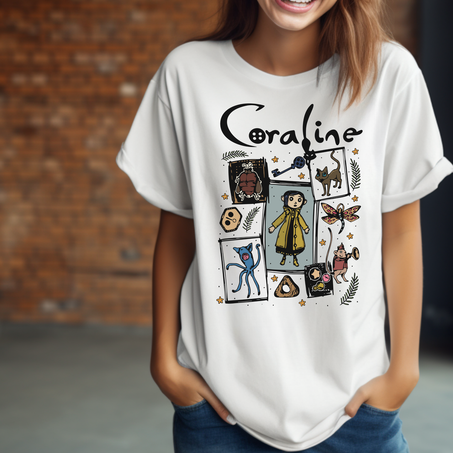 Coraline - Halloween Tee - Shirt