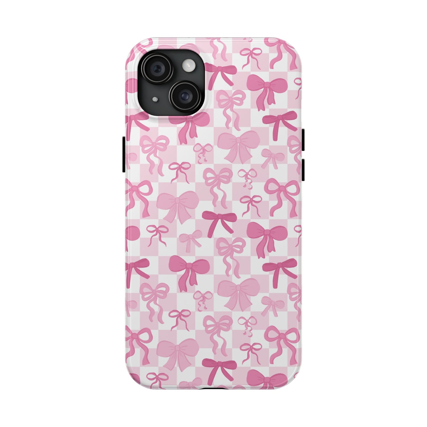 Coquette Pink Bow Girly - Tough Phone Cases