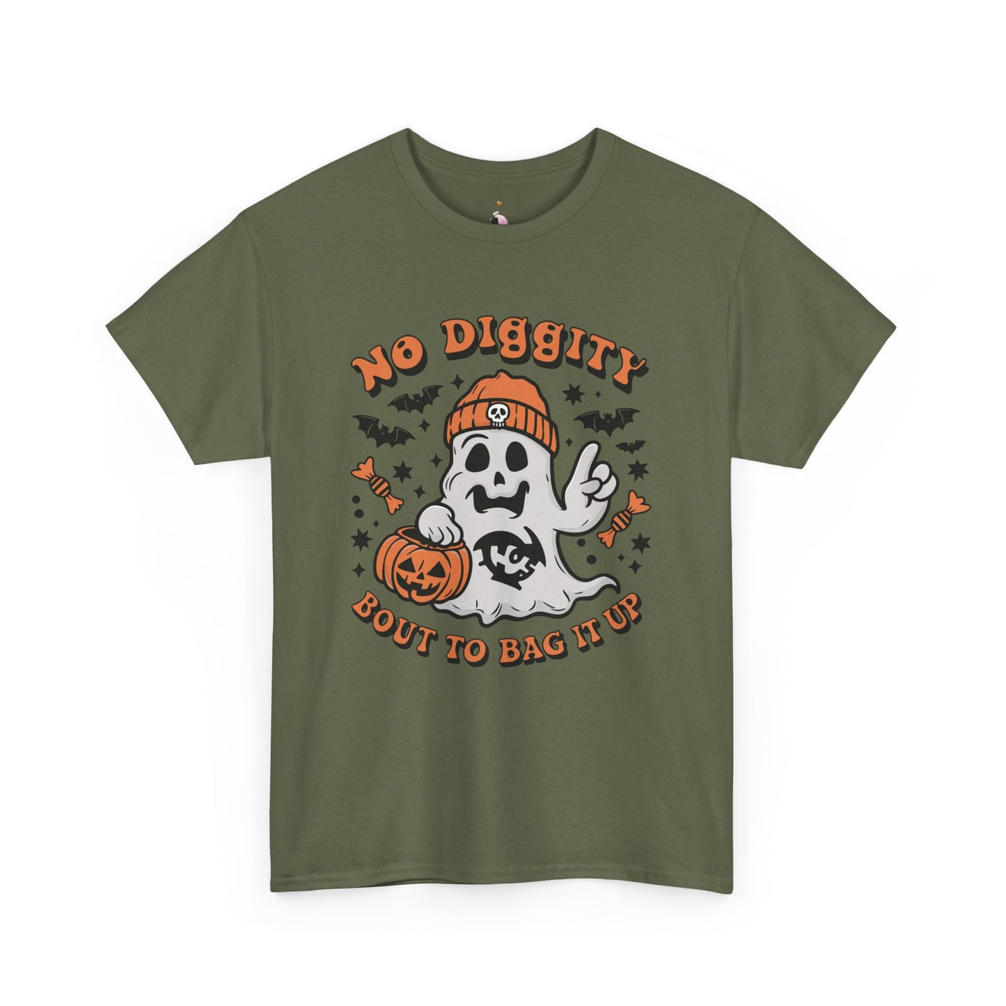 No Diggity Ghost -  Unisex Heavy Cotton Tee