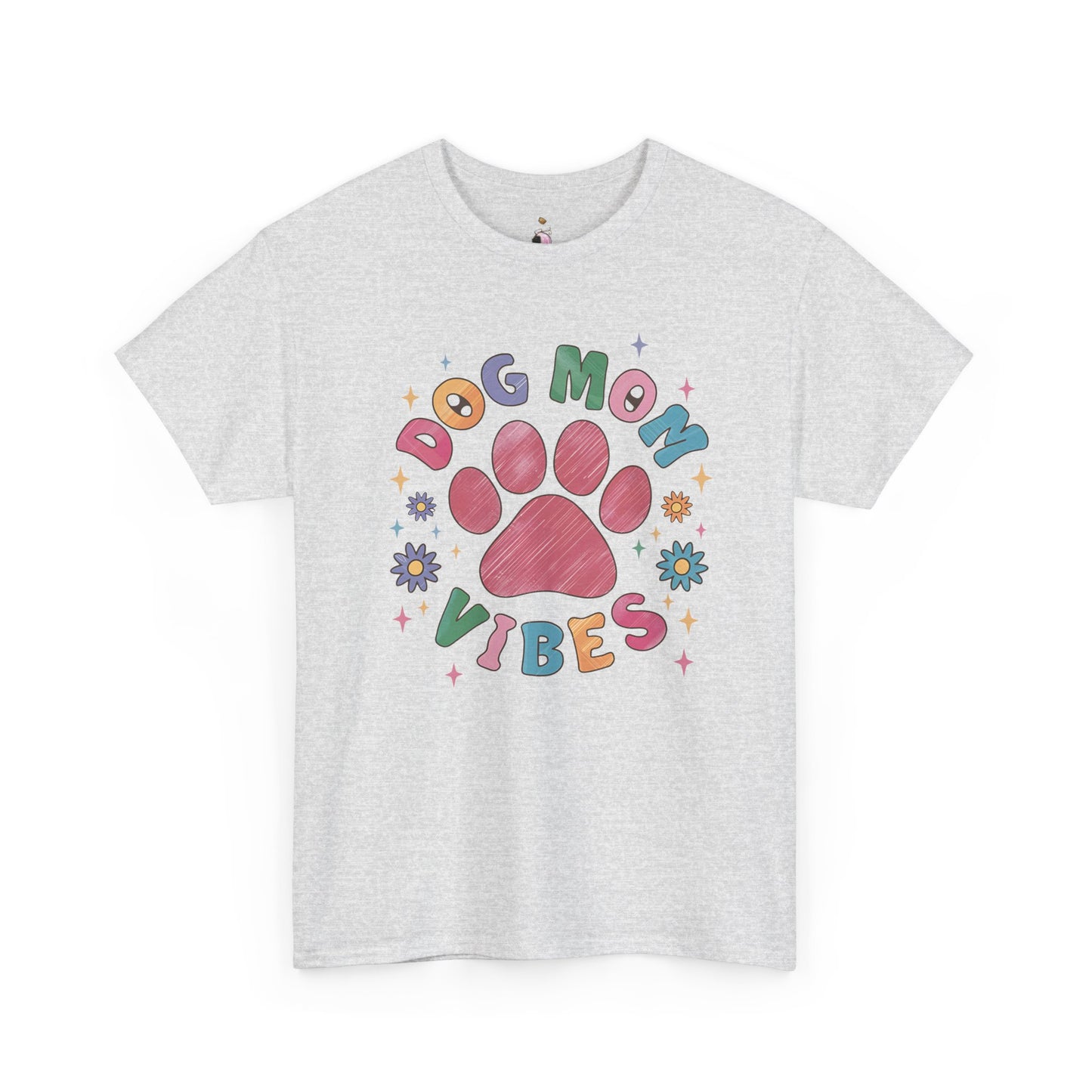 Dog Mom Vibes - Unisex Heavy Cotton Tee