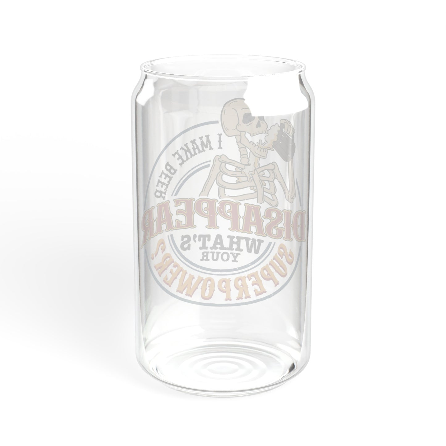 Beer Disappear - Sipper Glass, 16oz