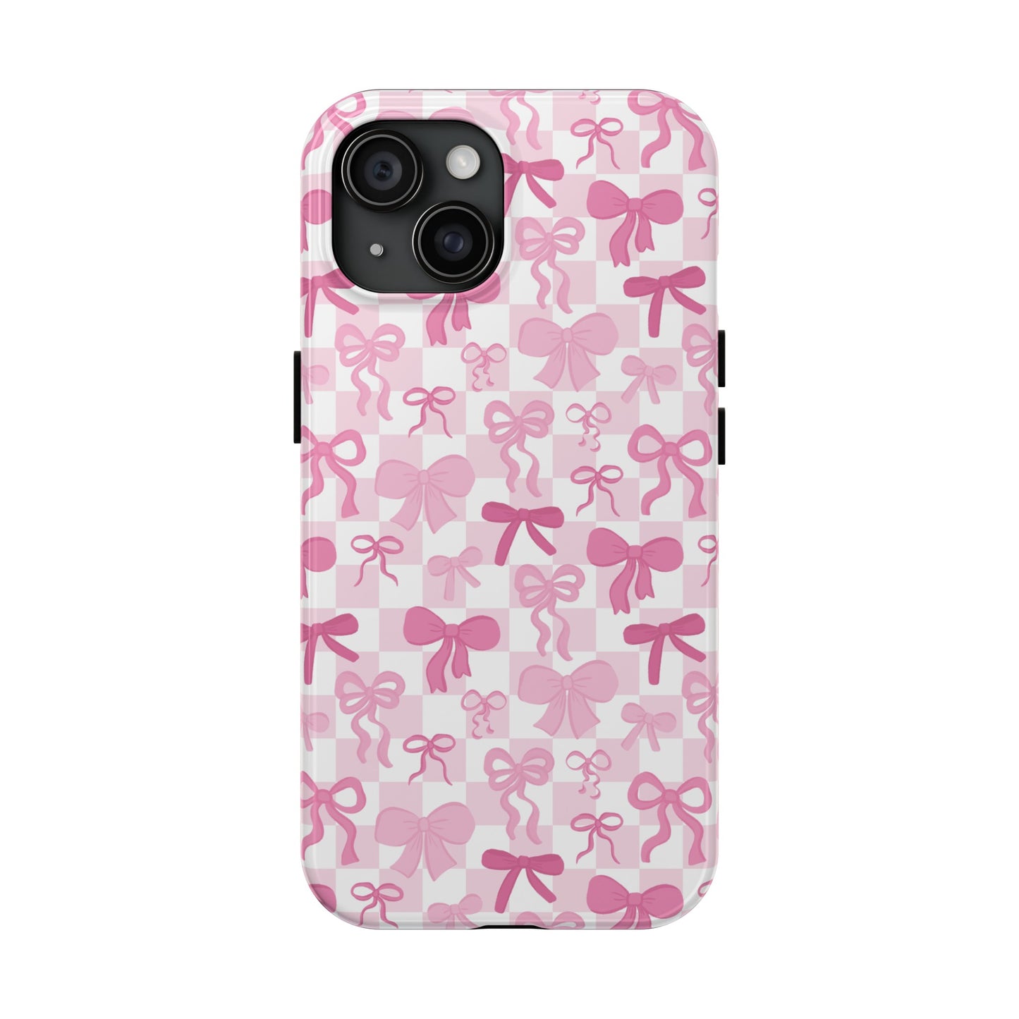 Coquette Pink Bow Girly - Tough Phone Cases