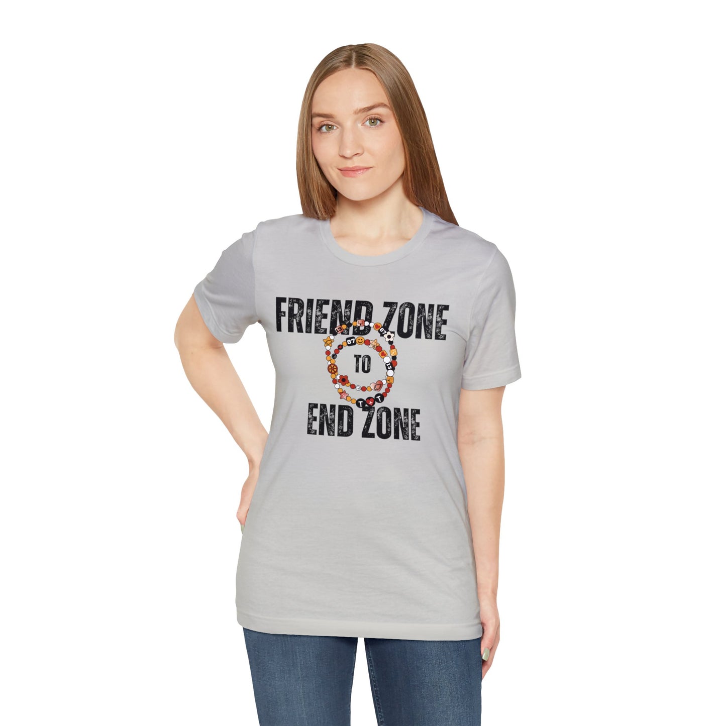 Friend Zone To The End Zone - Unisex Jersey Short Sleeve Tee