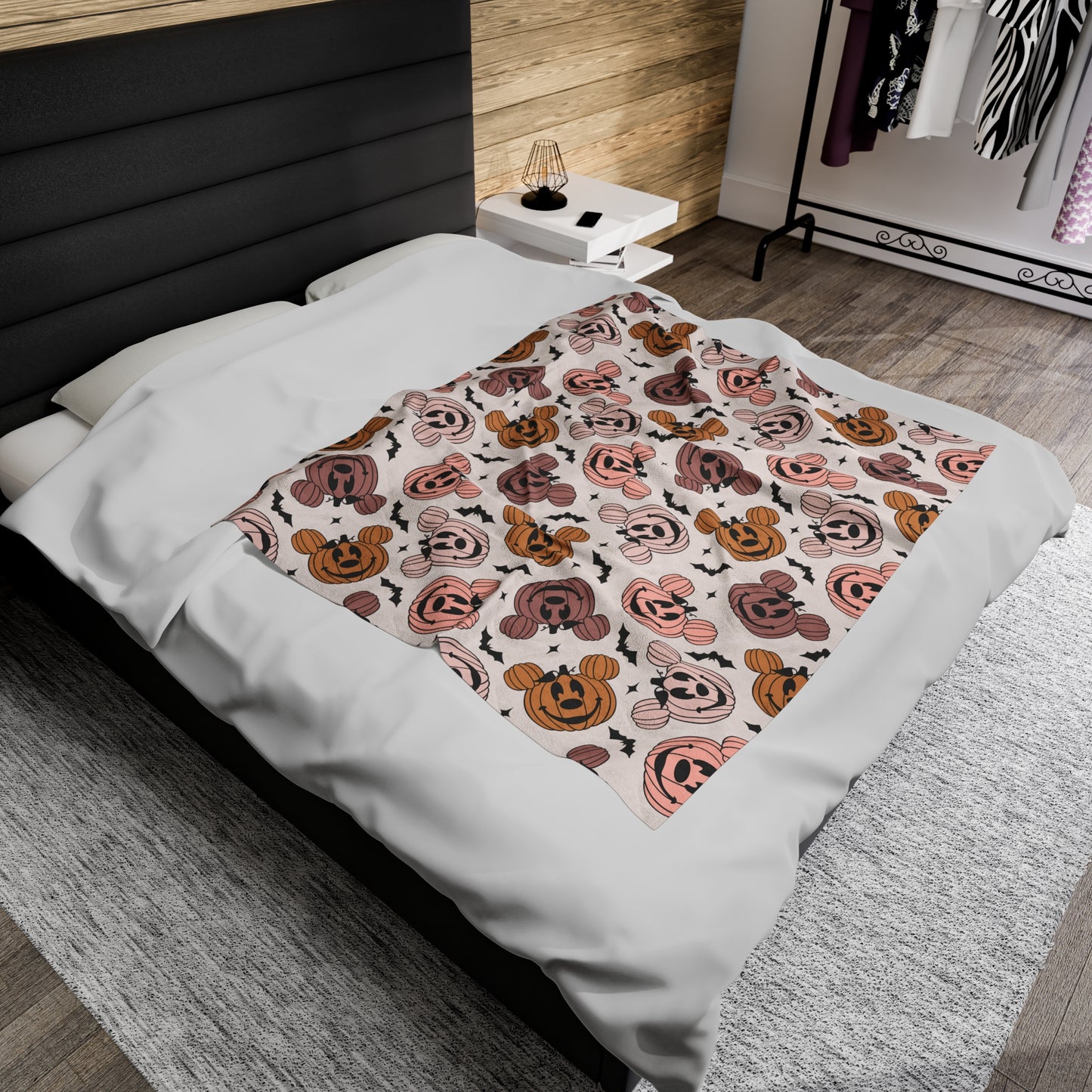 Mouse Pumpkin - Plush Blanket