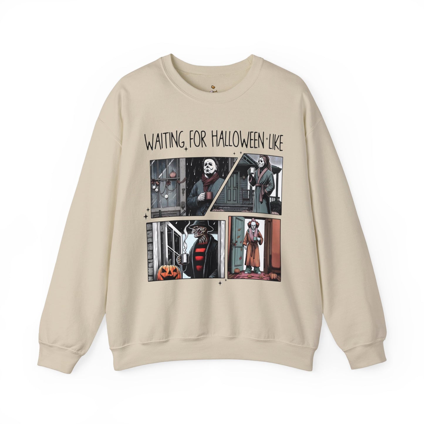 Waiting For Halloween Like - Horror - Unisex Heavy Blend™ Crewneck Sweatshirt