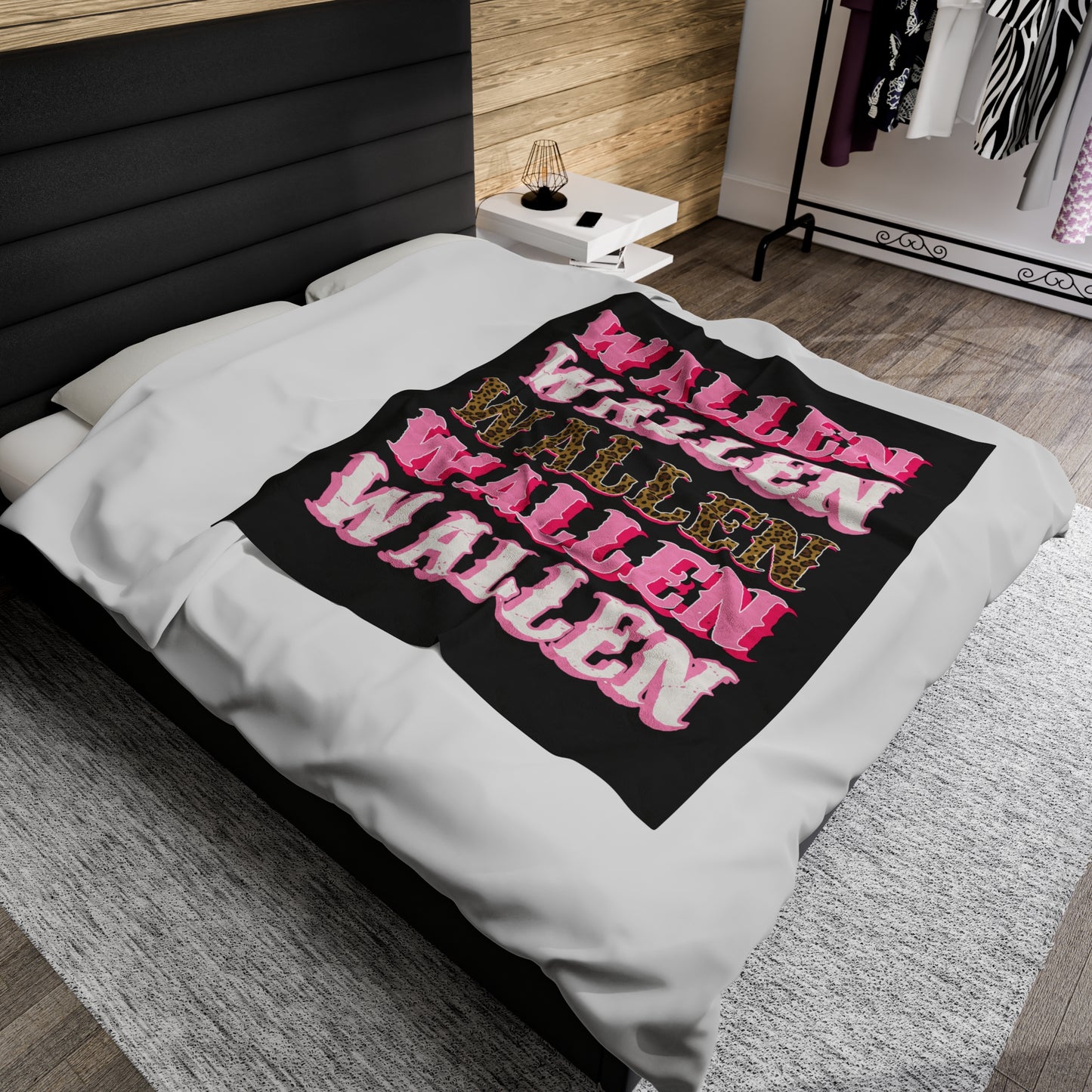 Pink Wallen -  Plush Blanket