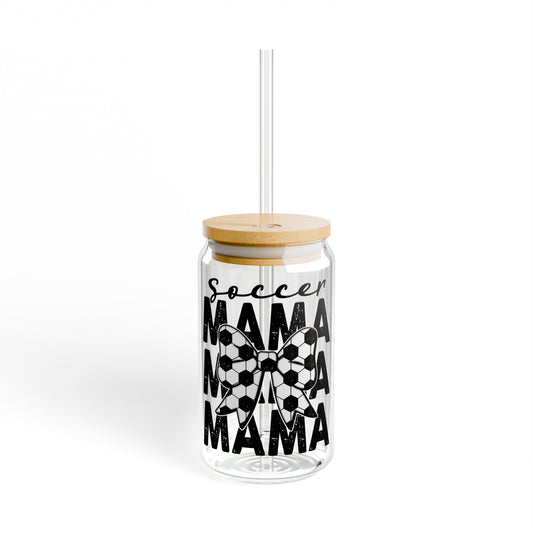 Soccer Mama - Sipper Glass, 16oz