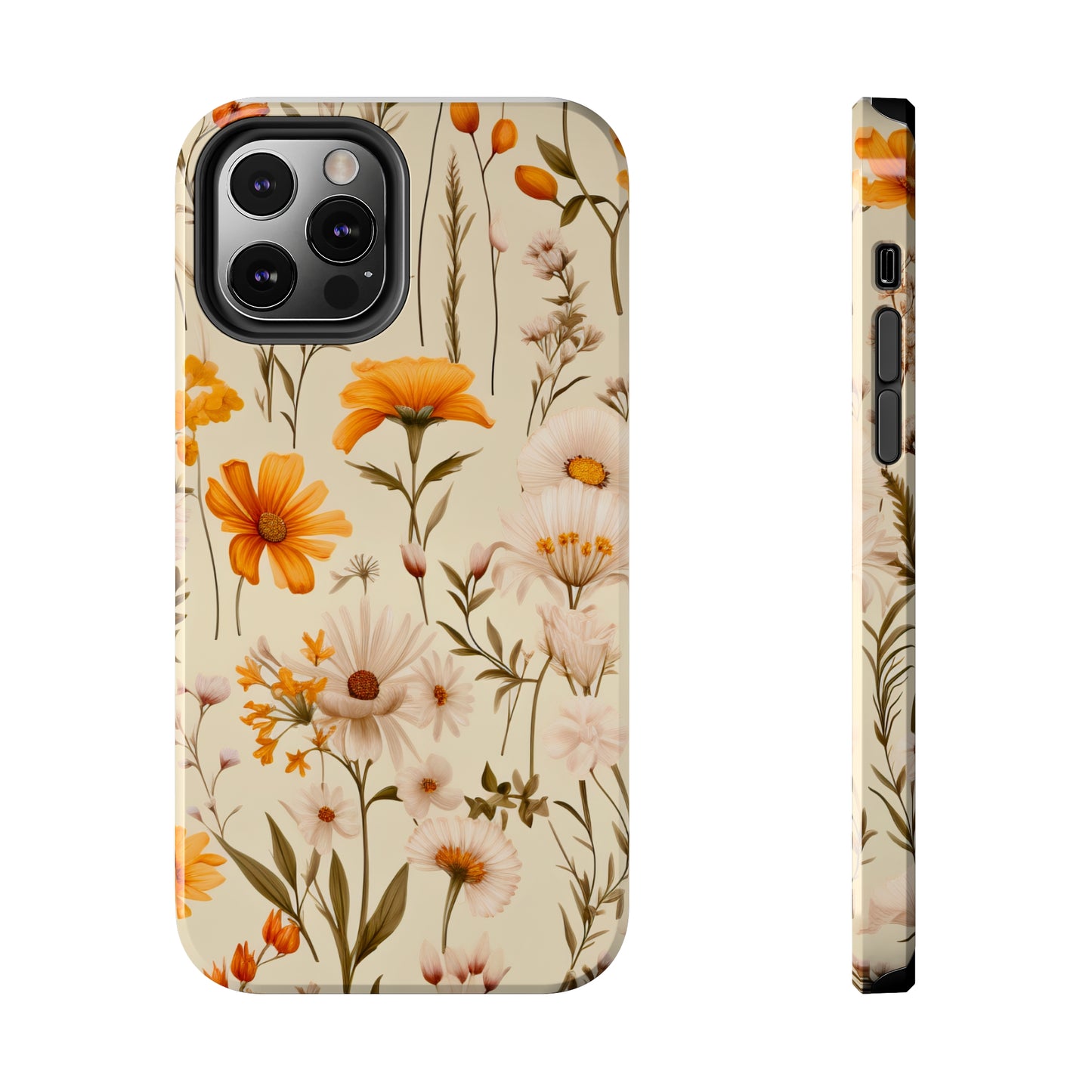 Yellow Floral - Tough Phone Cases