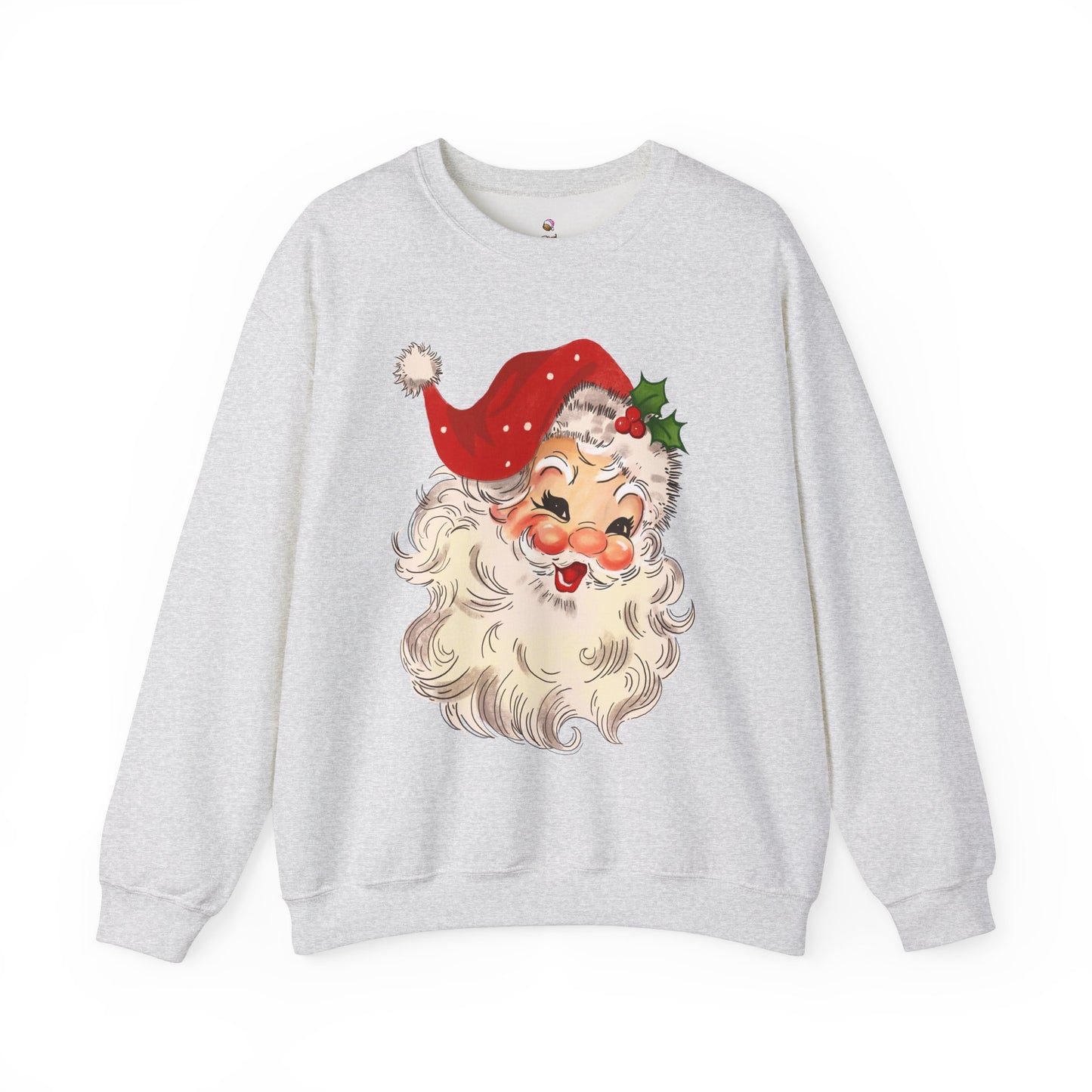 Blushing Santa Christmas Sweatshirt