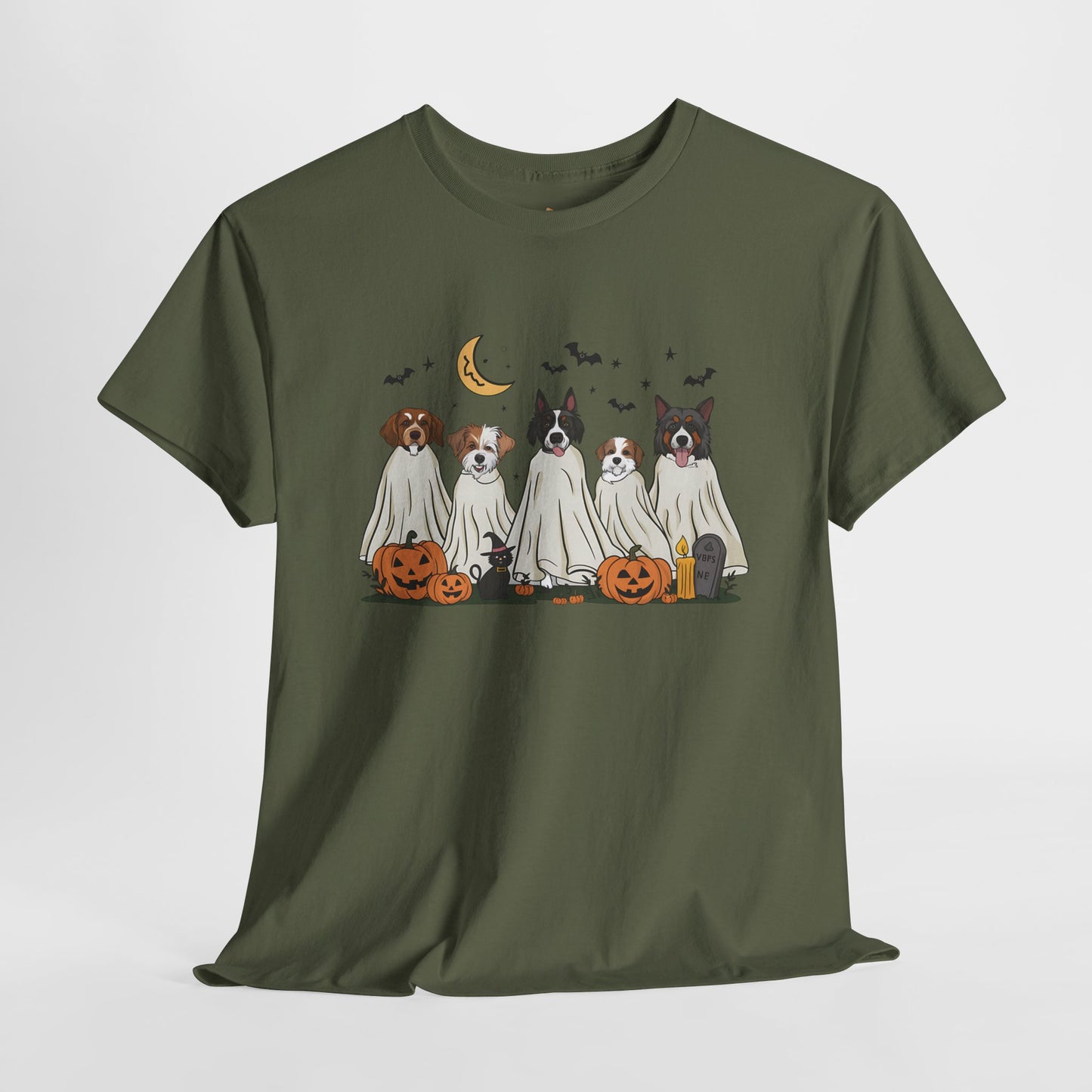 Spooky Pooches - Unisex Heavy Cotton Tee