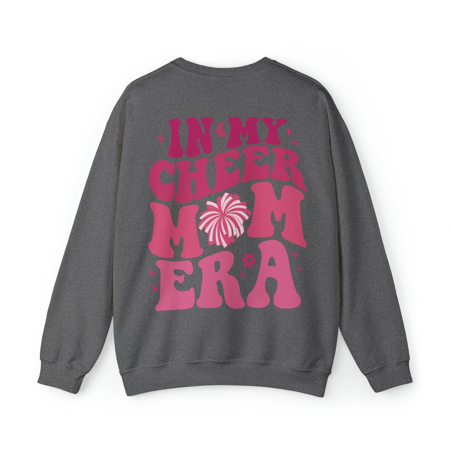 Cheer Mom Era - Front & Back  -  Unisex Heavy Blend™ Crewneck Sweatshirt