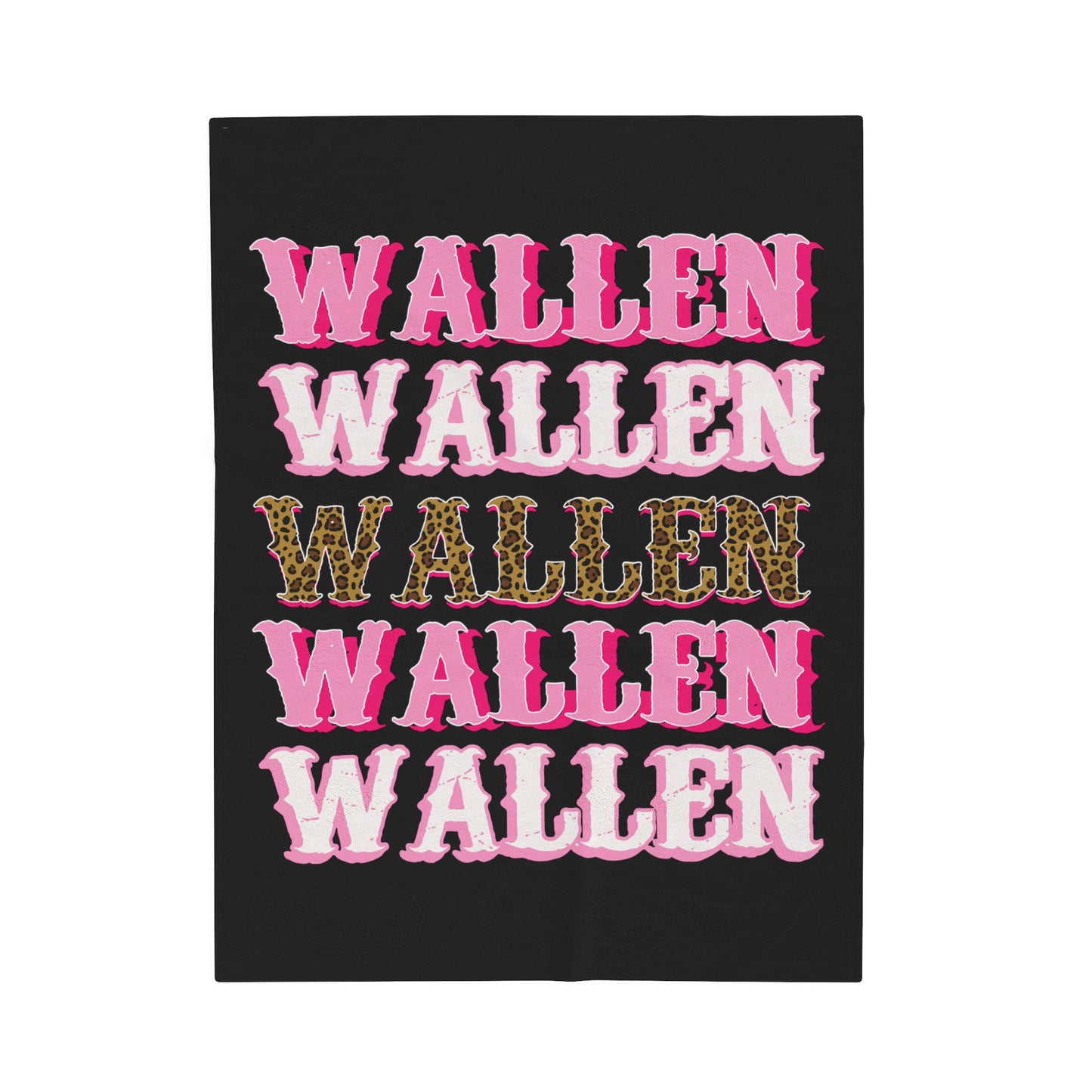 Pink Wallen -  Plush Blanket