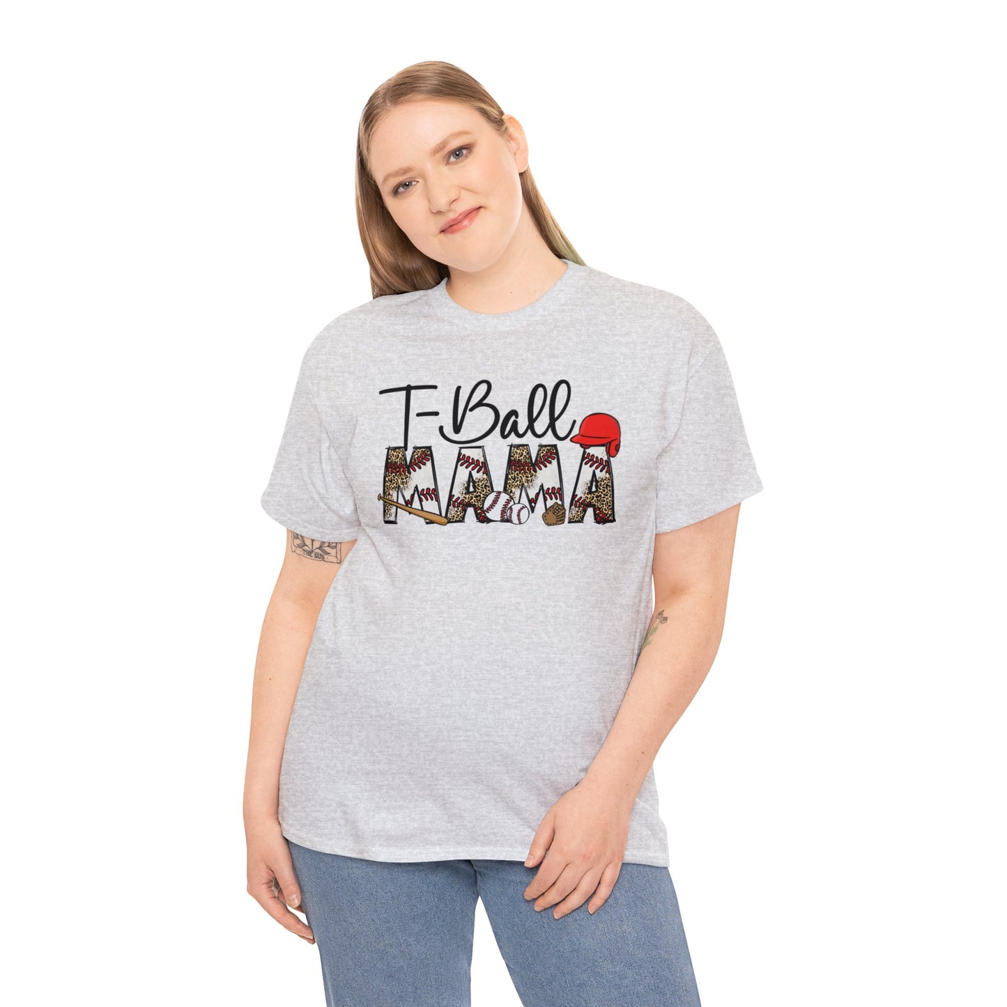 T-Ball Mama  - Unisex Heavy Cotton Tee