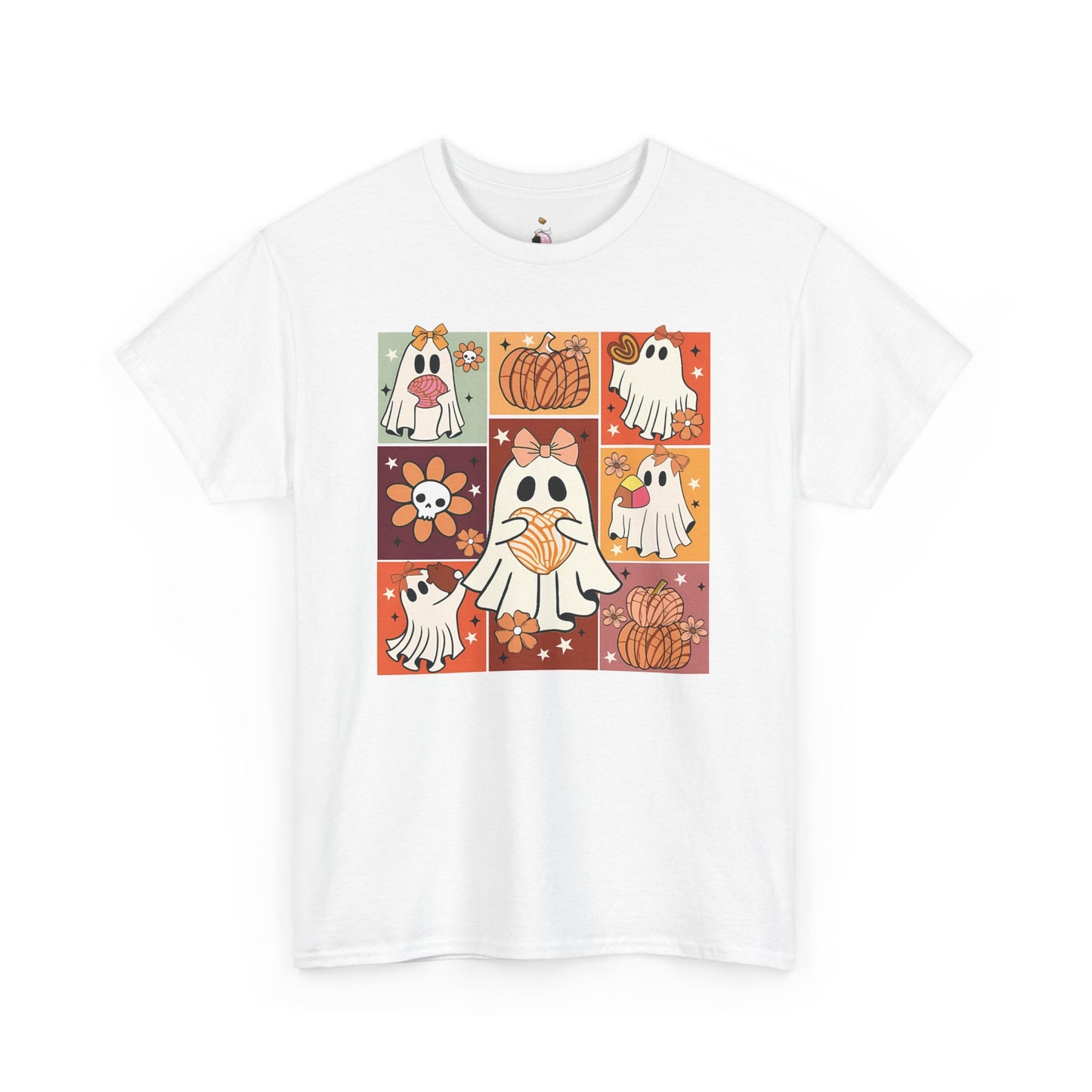 Retro Ghosts - Halloween Tee - Shirt