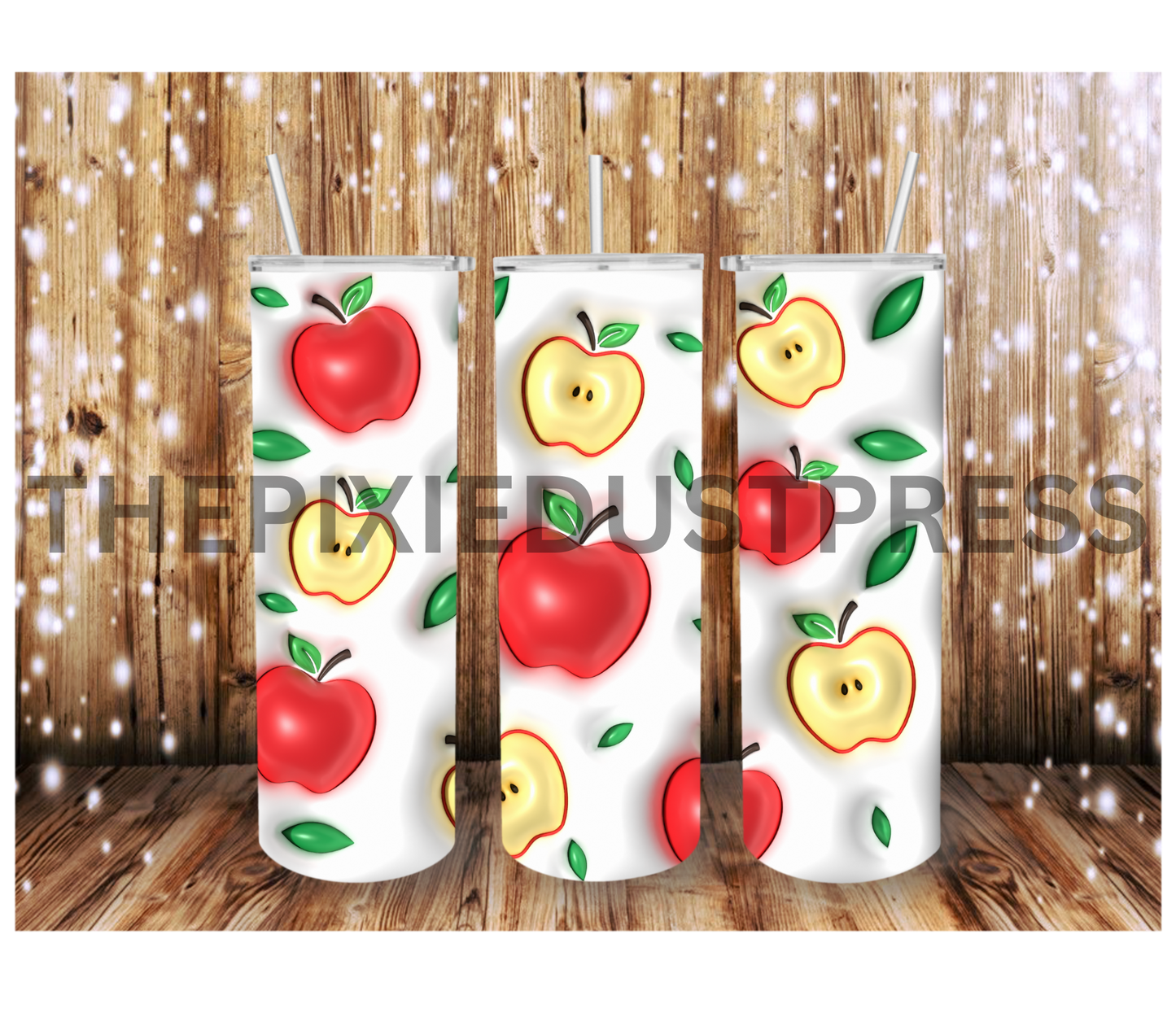 Puffy Apples  -  20 oz Tumbler