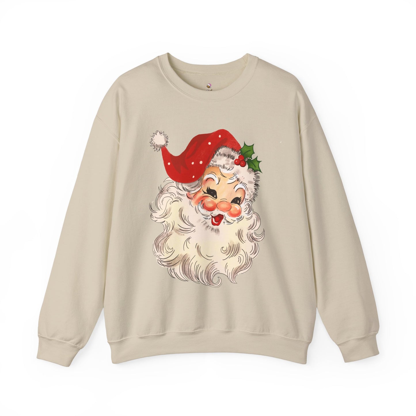 Blushing Santa Christmas Sweatshirt