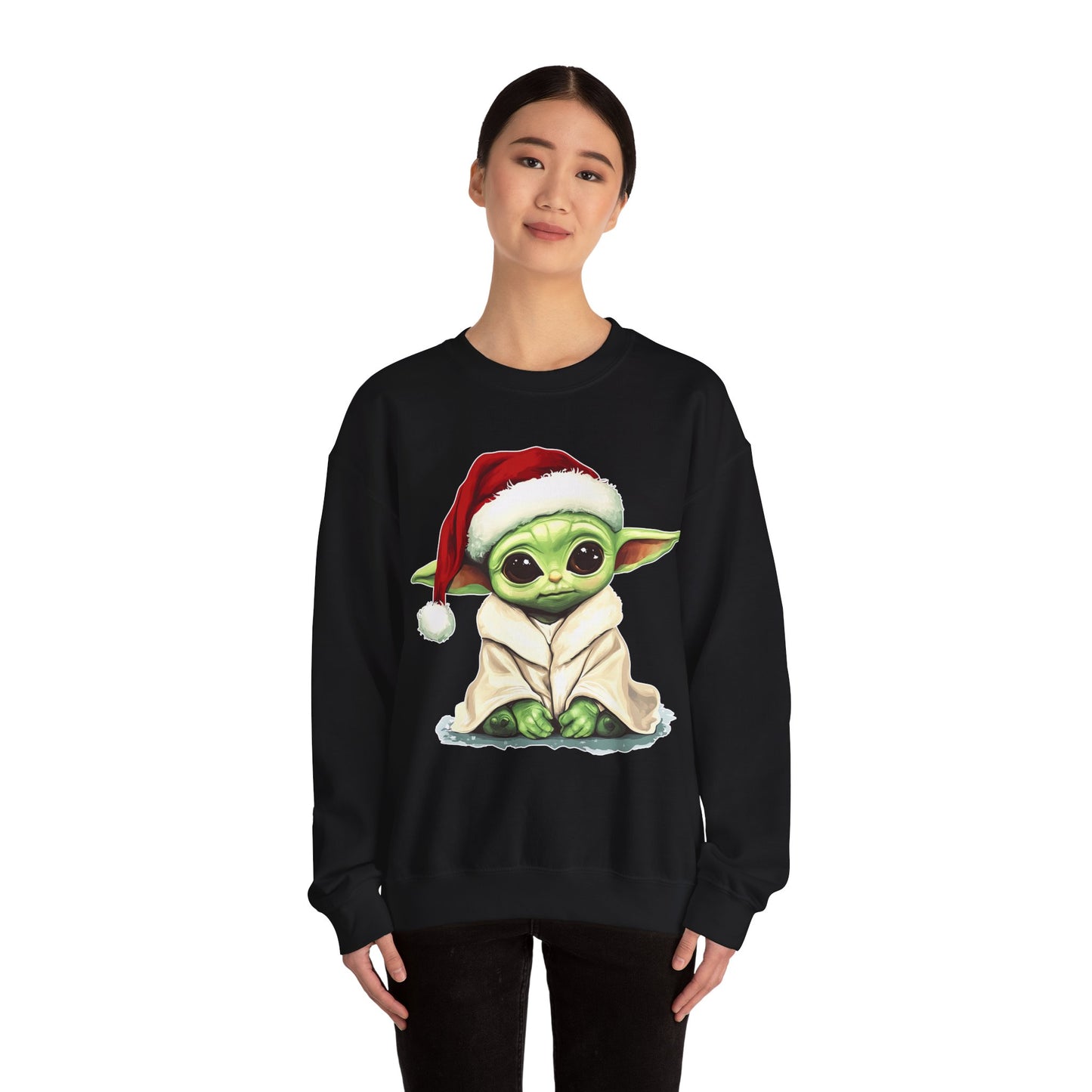 Baby Green Alien Christmas Sweatshirt