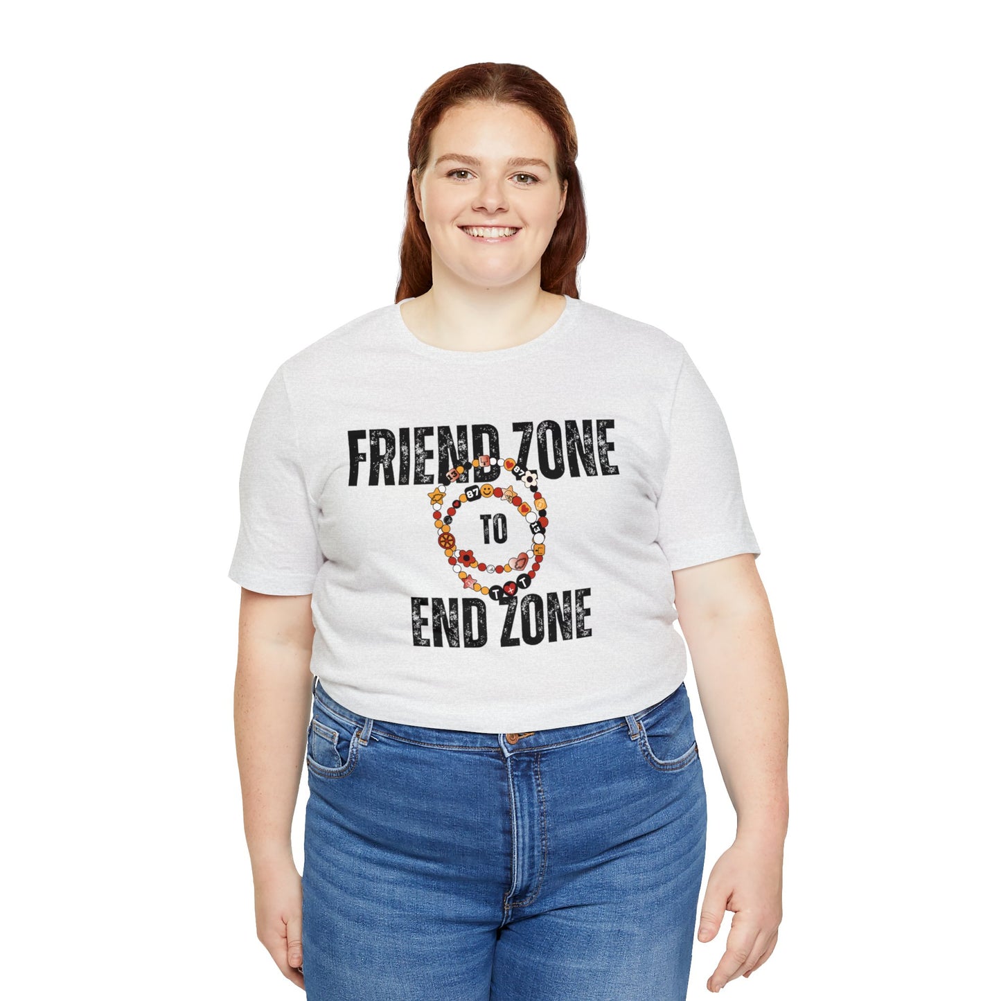 Friend Zone To The End Zone - Unisex Jersey Short Sleeve Tee