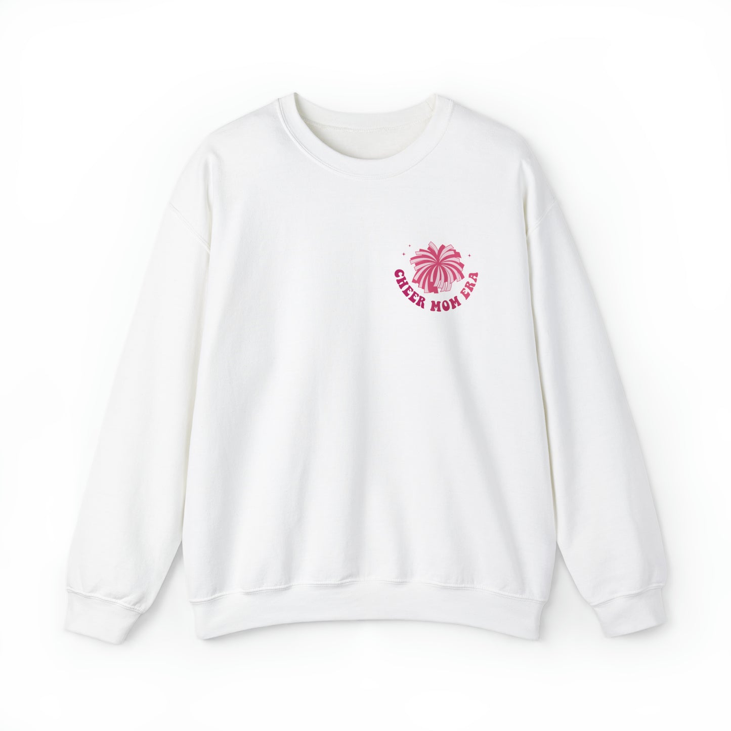 Cheer Mom Era - Front & Back  -  Unisex Heavy Blend™ Crewneck Sweatshirt