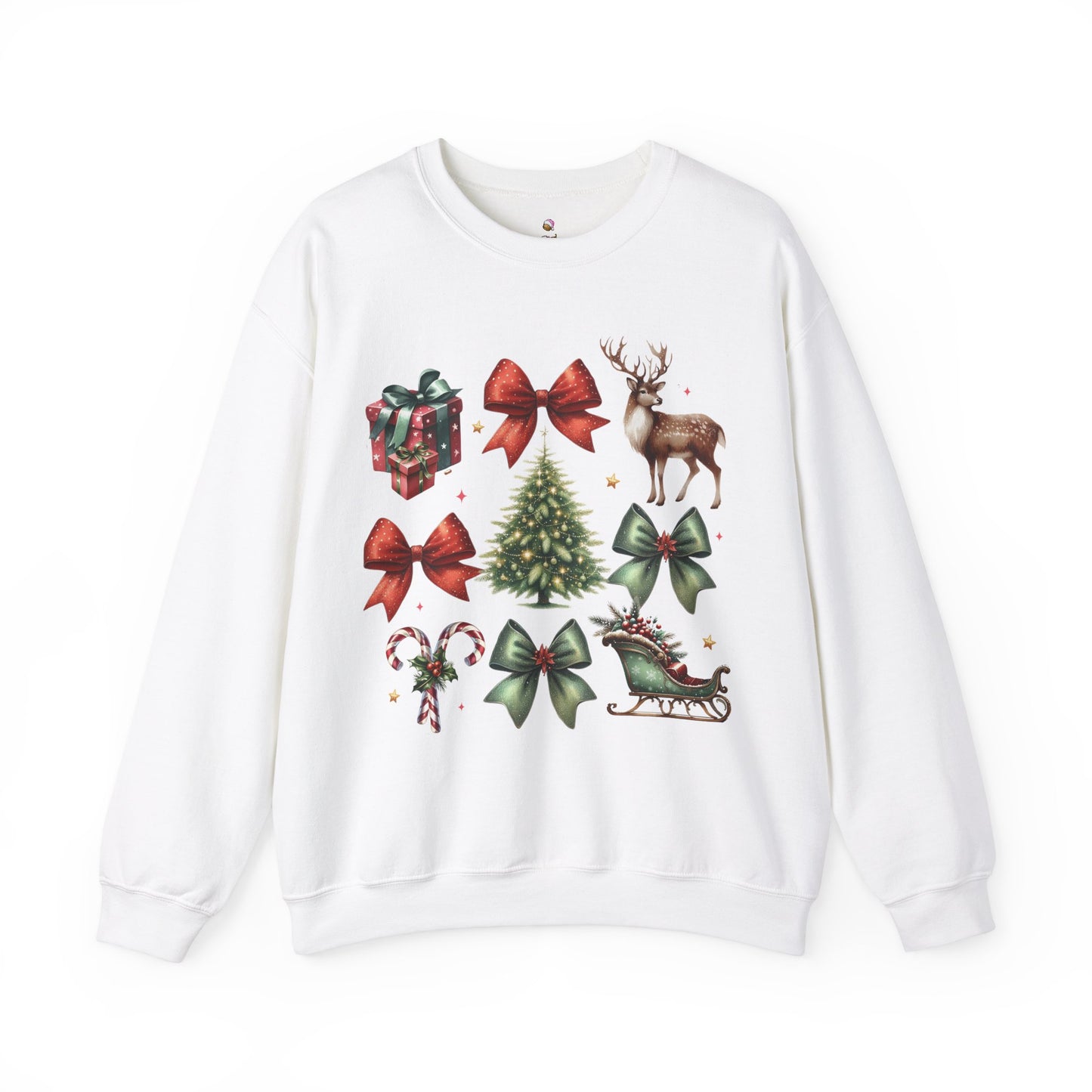 Classic Christmas Coquette - Christmas Sweatshirt