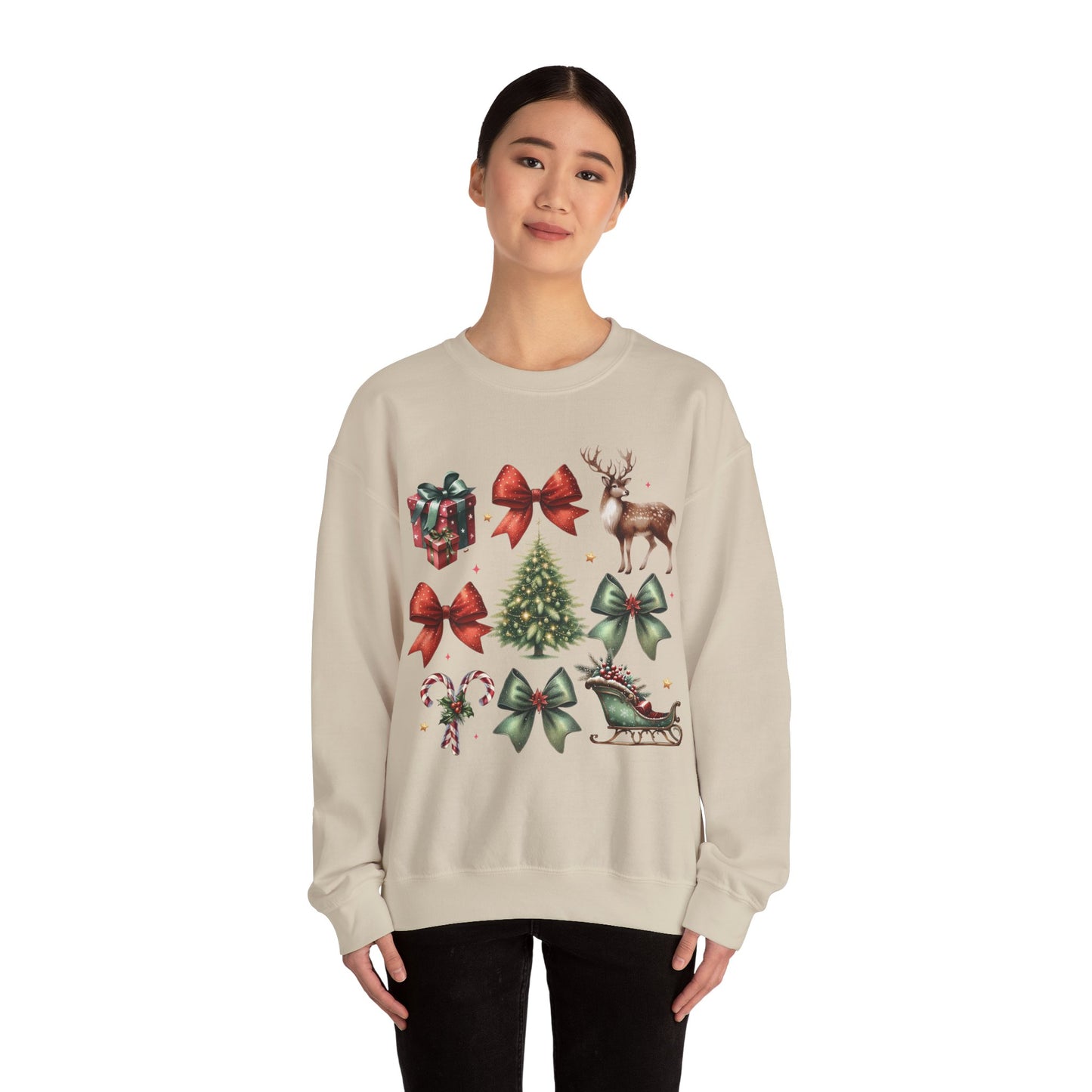 Classic Christmas Coquette - Christmas Sweatshirt