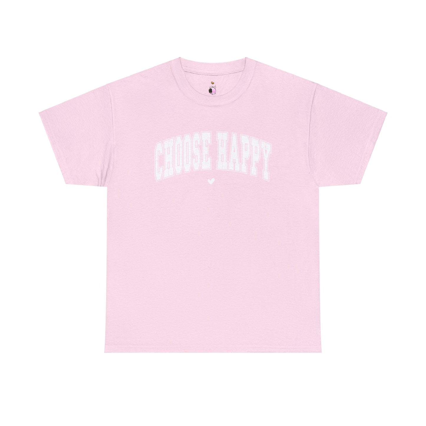 Choose Happy - Unisex Heavy Cotton Tee