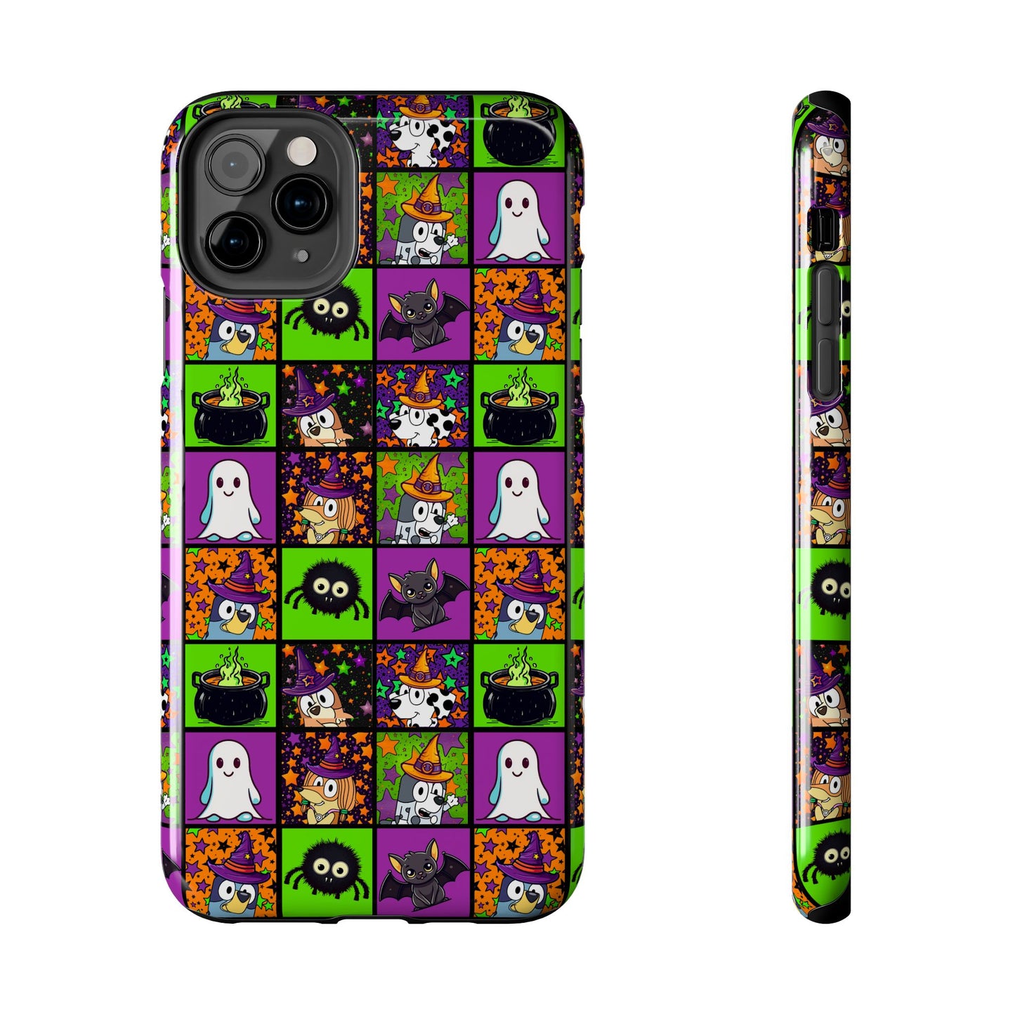 Blue Pup Halloween -  Tough Phone Cases