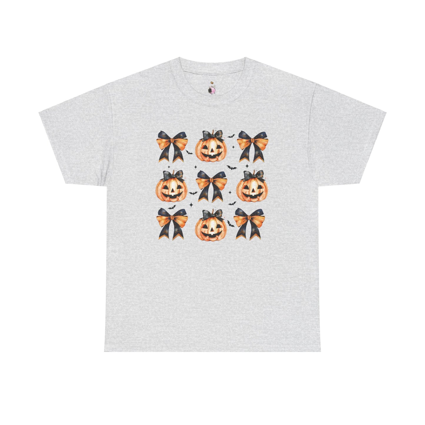 Pretty Little Jack-O-Lanterns -  Unisex Heavy Cotton Tee