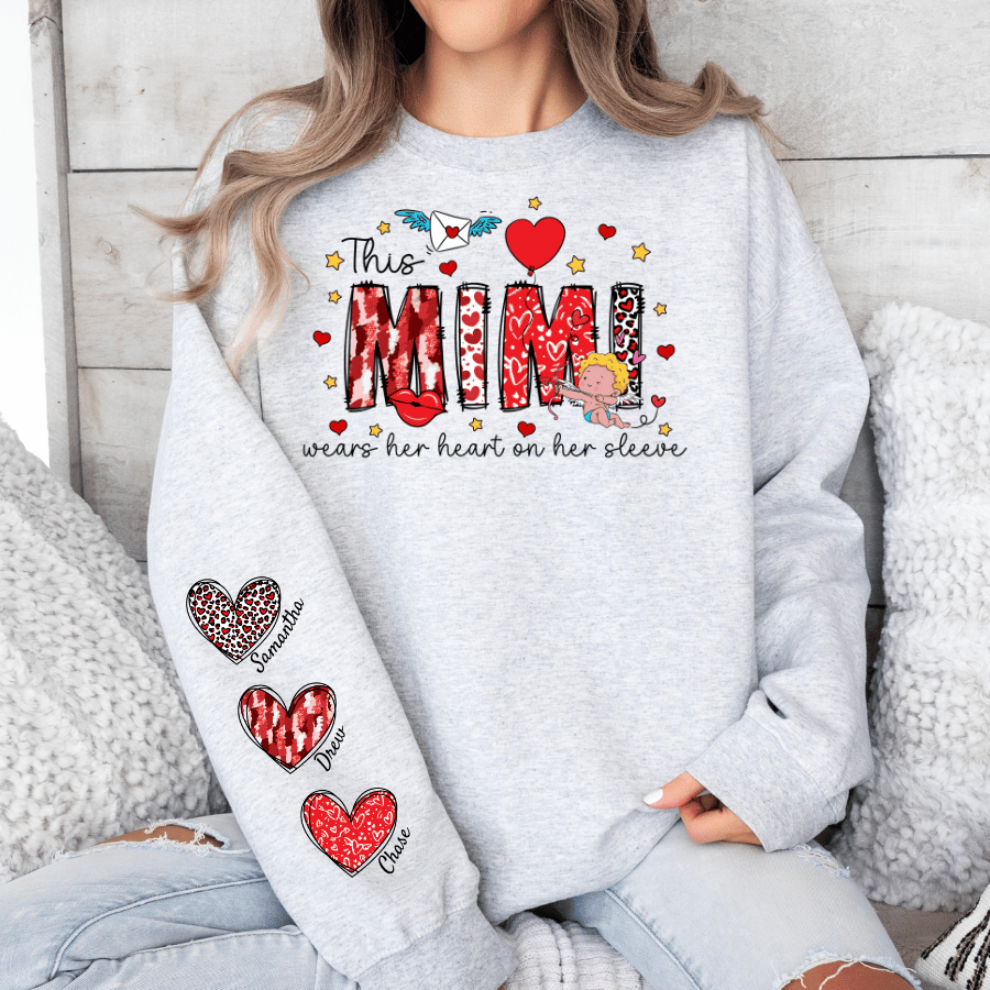 💖 This Weekend Only: Personalized Valentine Sweatshirt!