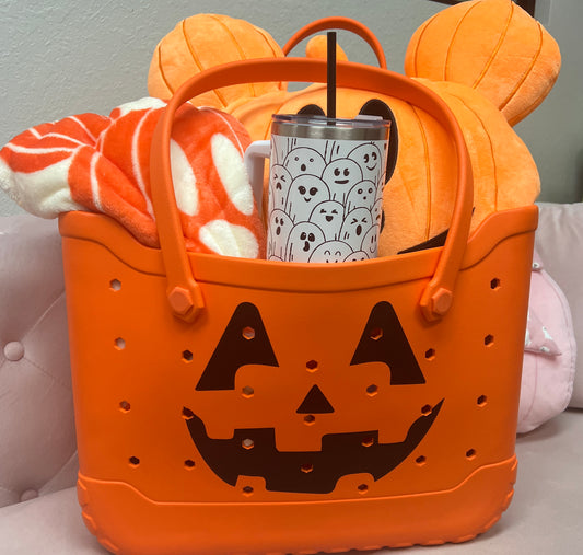 Waffle Jackolantern Bag pillow blanket cup