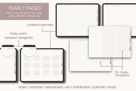 Neutral Undated - Digital Planner