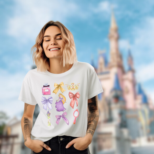 Tangled Princess Coquette - Unisex Heavy Cotton Tee