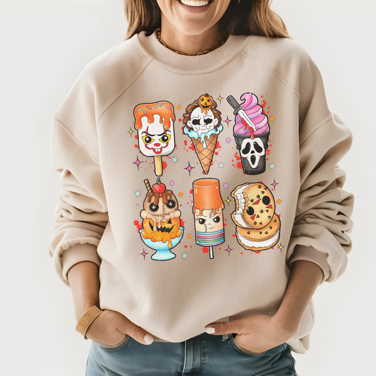 Horror Ice Cream - Unisex Heavy Blend™ Crewneck Sweatshirt