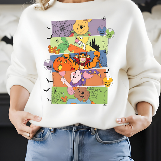 Spooky Hundred Acre Woods - Unisex Heavy Blend™ Crewneck Sweatshirt