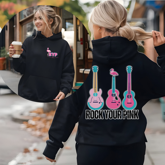 Rock You Pink Guitar - Hoodie