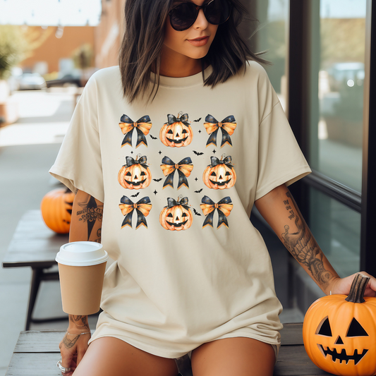 Pretty Little Jack-O-Lanterns -  Unisex Heavy Cotton Tee