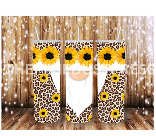 Sunflower Gnome - 20 oz Tumbler