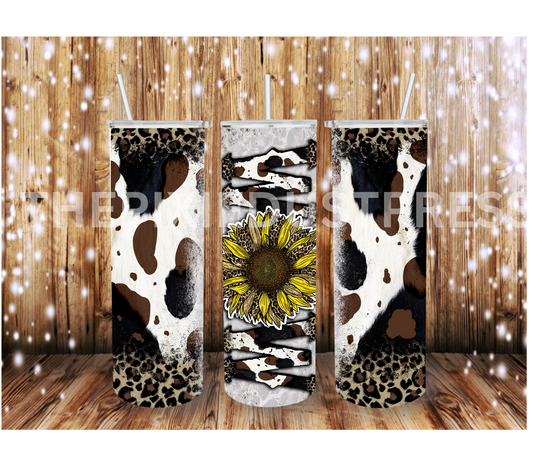 Cow Print Mama - 20 oz Tumbler